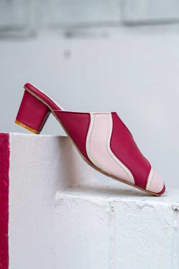 Buy Around Always Burgundy Fizz Curves Mule Heels Online at Aza Fashions Buy_Around Always_Burgundy Fizz Curves Mule Heels _Online_at_Aza_Fashions