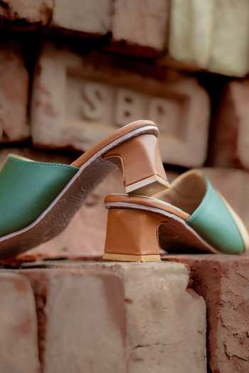 Buy Around Always Multi Color Glide Flowing Waves Mule Heels Online at Aza Fashions Buy_Around Always_Multi Color Glide Flowing Waves Mule Heels _Online_at_Aza_Fashions