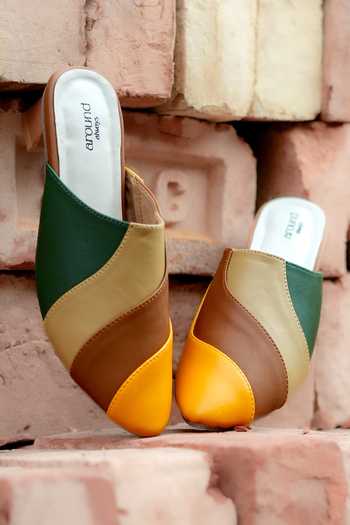 Around Always Glide Flowing Waves Mule Heels
