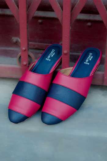 Around Always Voyage Bold Striped Mules 