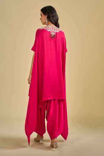 Prisho Dori Embroidered Kaftan & Pant Set