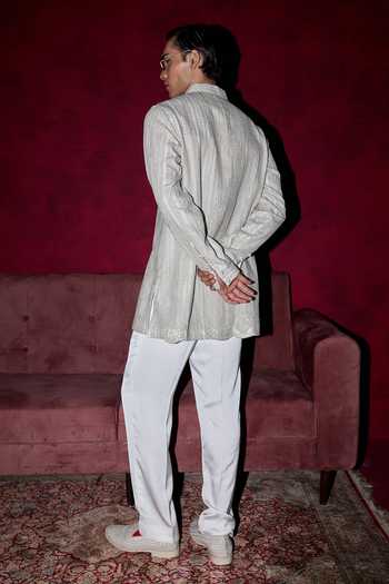 Arjan Dugal Dori Work Kurta Set 