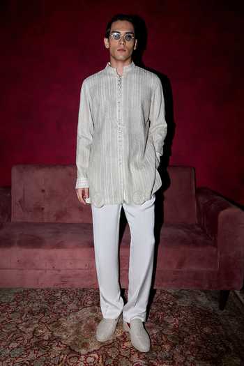 Arjan Dugal Dori Work Kurta Set 