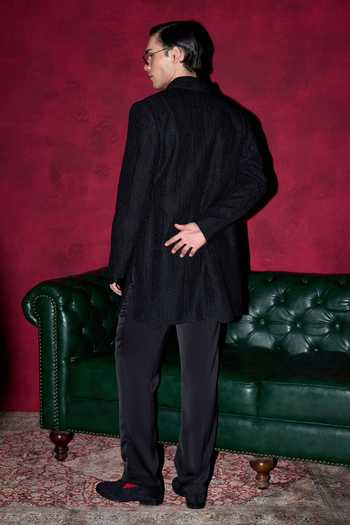 Arjan Dugal Embroidered Achkan Kurta Set 