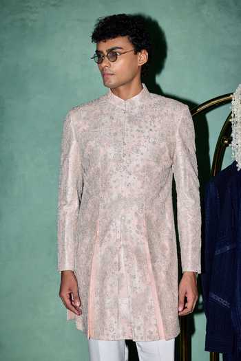Arjan Dugal Zari Hand Work Achkan Set