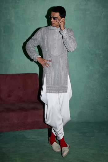 Arjan Dugal Baroque Embroidered Kurta & Pant Set