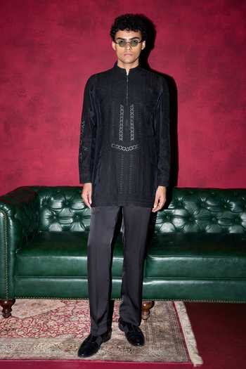 Arjan Dugal Baroque Embroidered Kurta Pant Set