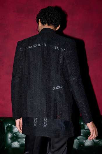 Arjan Dugal Baroque Embroidered Jacket Pant Set
