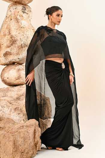 Day And Mood Short Cape & Skirt Set 