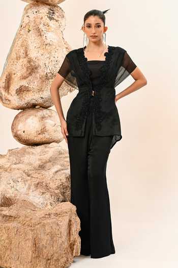 Day And Mood Cutwork Top & Pant Set 