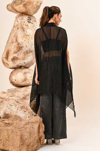 Day And Mood Kaftan & Chanderi Pant Set 