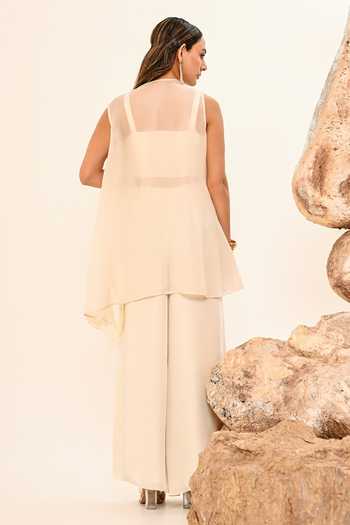 Day And Mood Layered Jacket & Pant Set 