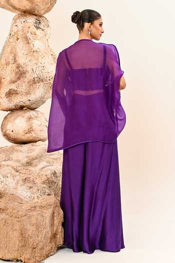 Day And Mood Cutwork Jacket Pant Set 