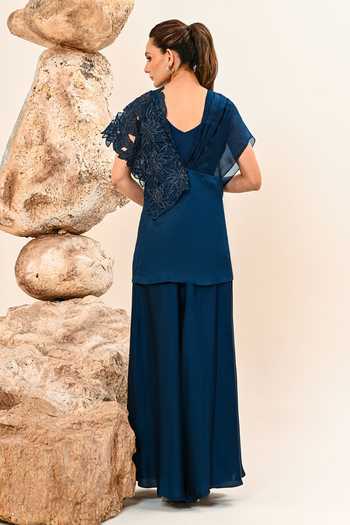 Day And Mood Cutwork Top Pant Set 