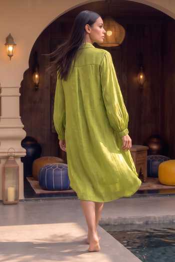 House Of Fett Jalapeno Picante Embroidered Dress 