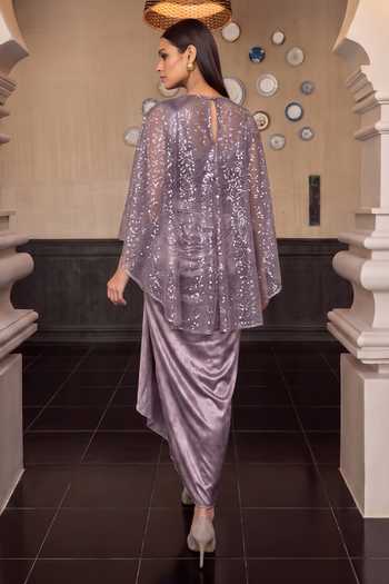 House Of Fett Libra Lunar Shimmer Cape & Dress Set 