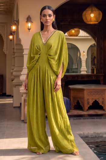House Of Fett Festive Flared Jumpsuit 