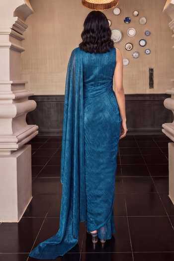 House Of Fett Royale Draped Gown 
