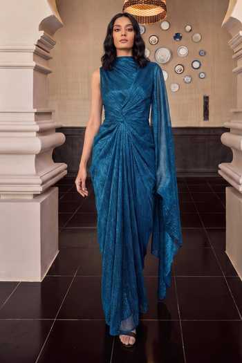 House Of Fett Royale Draped Gown 