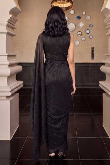 House Of Fett Royale Draped Gown 