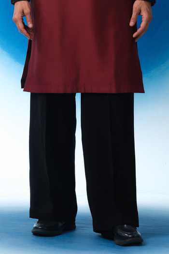 Buy House Of Koa Maroon Satin, Linen Crimson Twilight Embroidered Kurta Set Online at Aza Fashions Buy_House Of Koa_Maroon Satin, Linen Crimson Twilight Embroidered Kurta Set _Online_at_Aza_Fashions