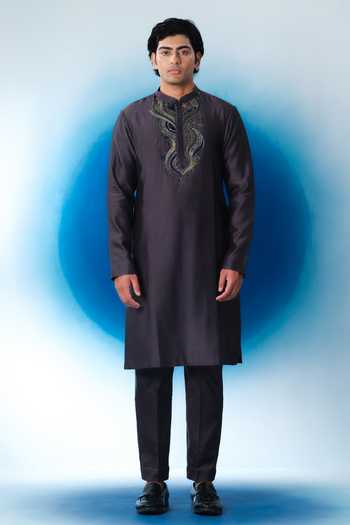 House Of Koa Hand Embroidered Kurta & Pant Set 