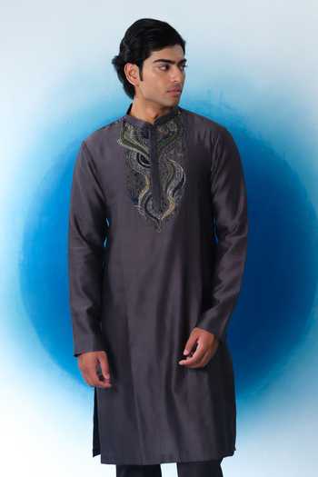 House Of Koa Hand Embroidered Kurta & Pant Set 