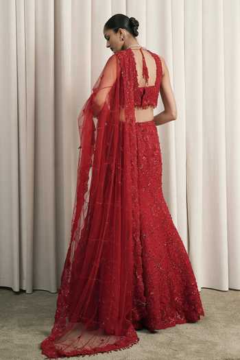 Istya Embroidered Blouse Lehenga Set 