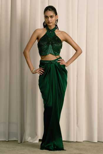 Istya Embellished Bustier & Skirt Set 