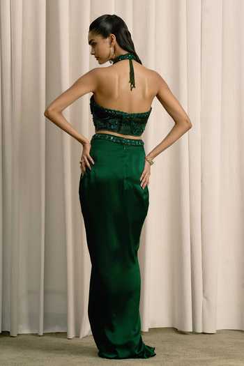 Istya Embellished Bustier & Skirt Set 
