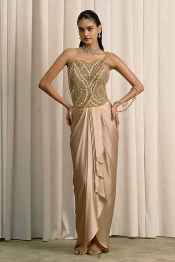 Istya Embellished Corset & Skirt Set 
