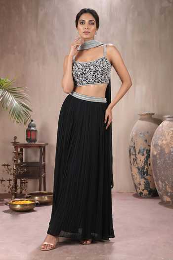 Maisolos Embroidered Blouse Skirt Set 