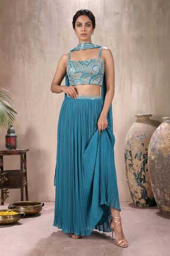 Maisolos Hand Embroidered Skirt Set 