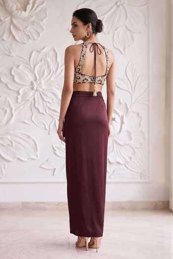 Maisolos Embroidered Blouse & Skirt Set 