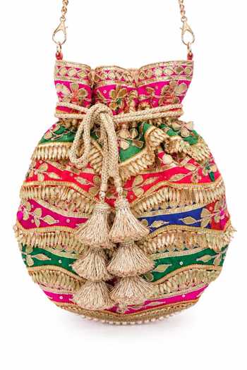 SG Collection By Sonia Gulrajani Jashn Gota Work Potli 