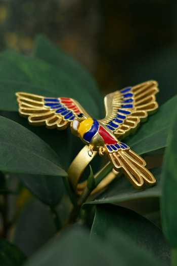 Totapari Corbett Plum Head Parrot Ring 
