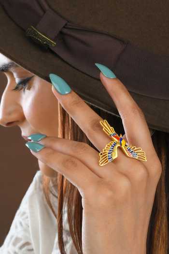 Totapari Corbett Plum Head Parrot Ring 