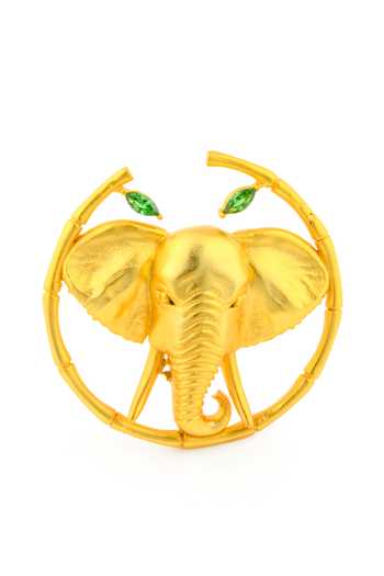 Buy Totapari Gold Plated Corbett Dhikala Tusker Ring Online at Aza Fashions Buy_Totapari_Gold Plated Corbett Dhikala Tusker Ring _Online_at_Aza_Fashions
