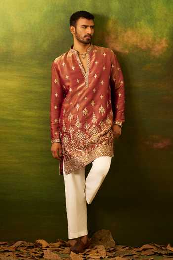 Arihant Rai Sinha Dori Embroidered Kurta Set 