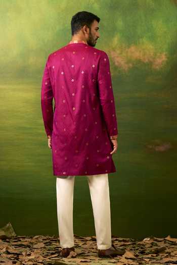 Arihant Rai Sinha Geometric Pattern Kurta Set 