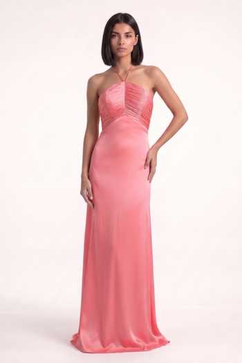 Pinup By Astha Back Draped Gown 