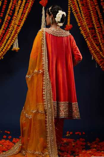 Preeti S Kapoor Gota Work Anarkali Salwar Set 