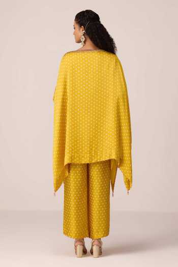 Shyam Narayan Prasad Bandhani Print Kaftan & Pant Set