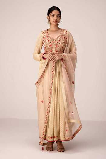 Shyam Narayan Prasad Dori Embroidered Anarkali Set