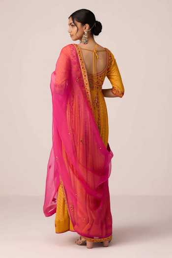 Shyam Narayan Prasad Placement Embroidered Anarkali Set