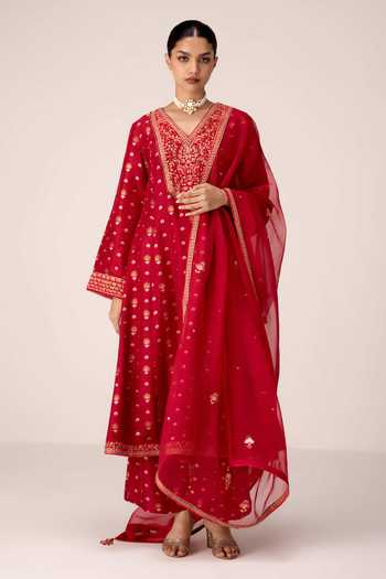 Shyam Narayan Prasad Dori Embroidered Kurta Set