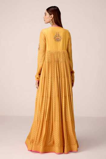 Shyam Narayan Prasad Zardozi Embroidered Anarkali Set