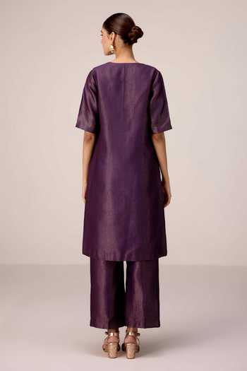 Shyam Narayan Prasad Zardozi Work Kurta Set