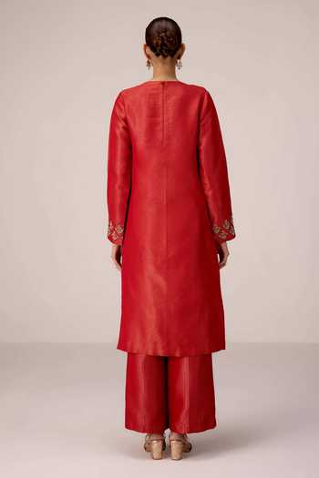 Shyam Narayan Prasad Zardozi Embroidered Kurta Set