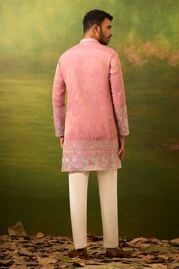 Arihant Rai Sinha Floral Woven Kurta Set 